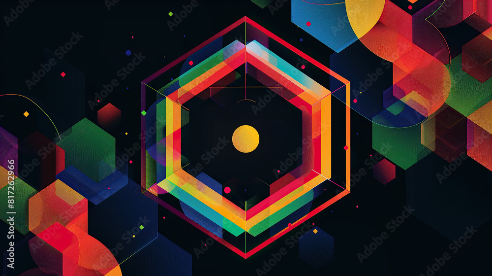 Abstract colorful background poster Abstract colorful background poster
