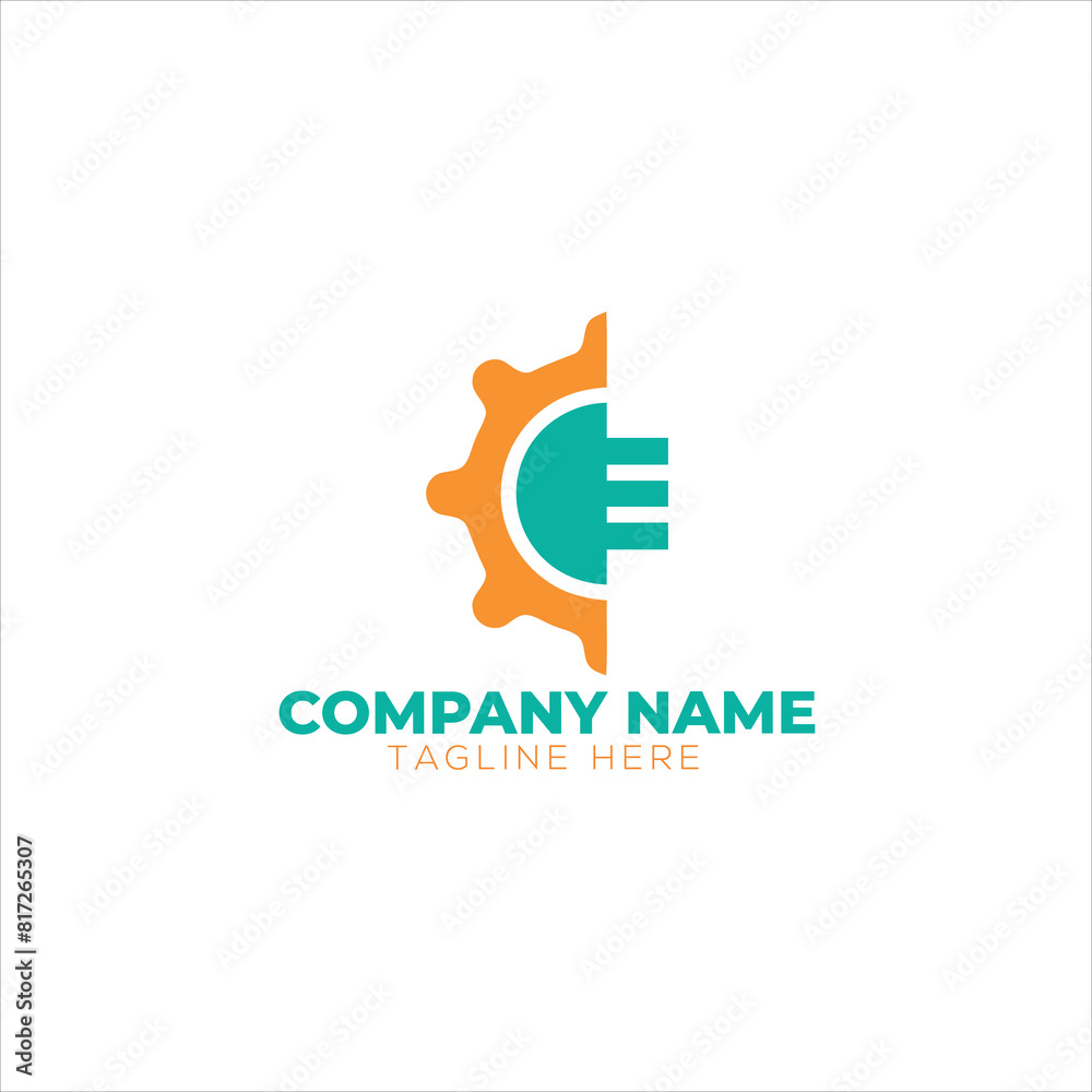Electric logo and icon Vector design Template.
Electric logo and icon Vector design Template.