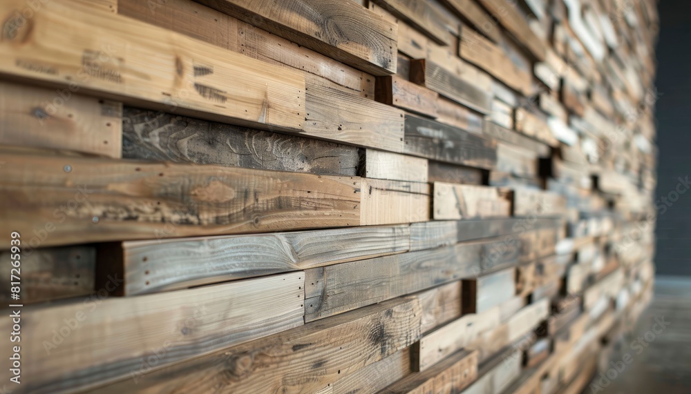 Wooden planks as seen from different perspectives Wooden planks as seen from different perspectives