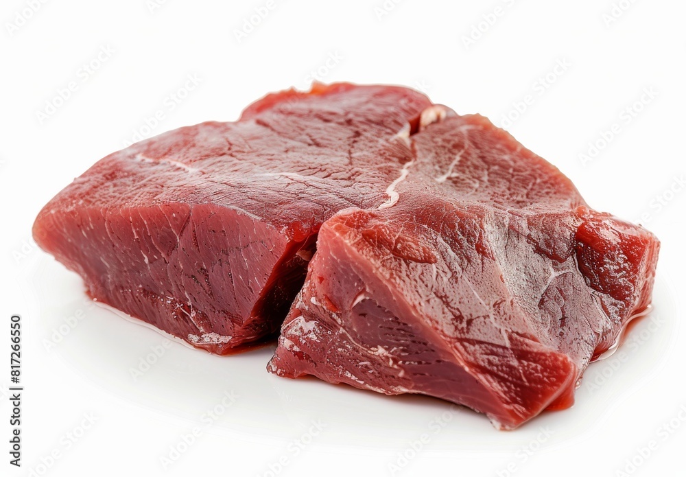 raw meat beef isolated on white background raw meat beef isolated on white background