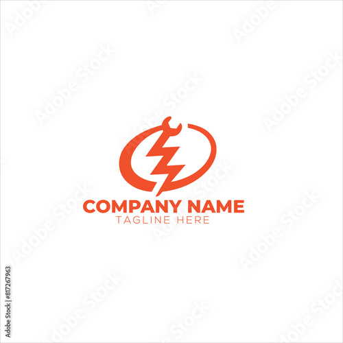 Electrical logo design vector
