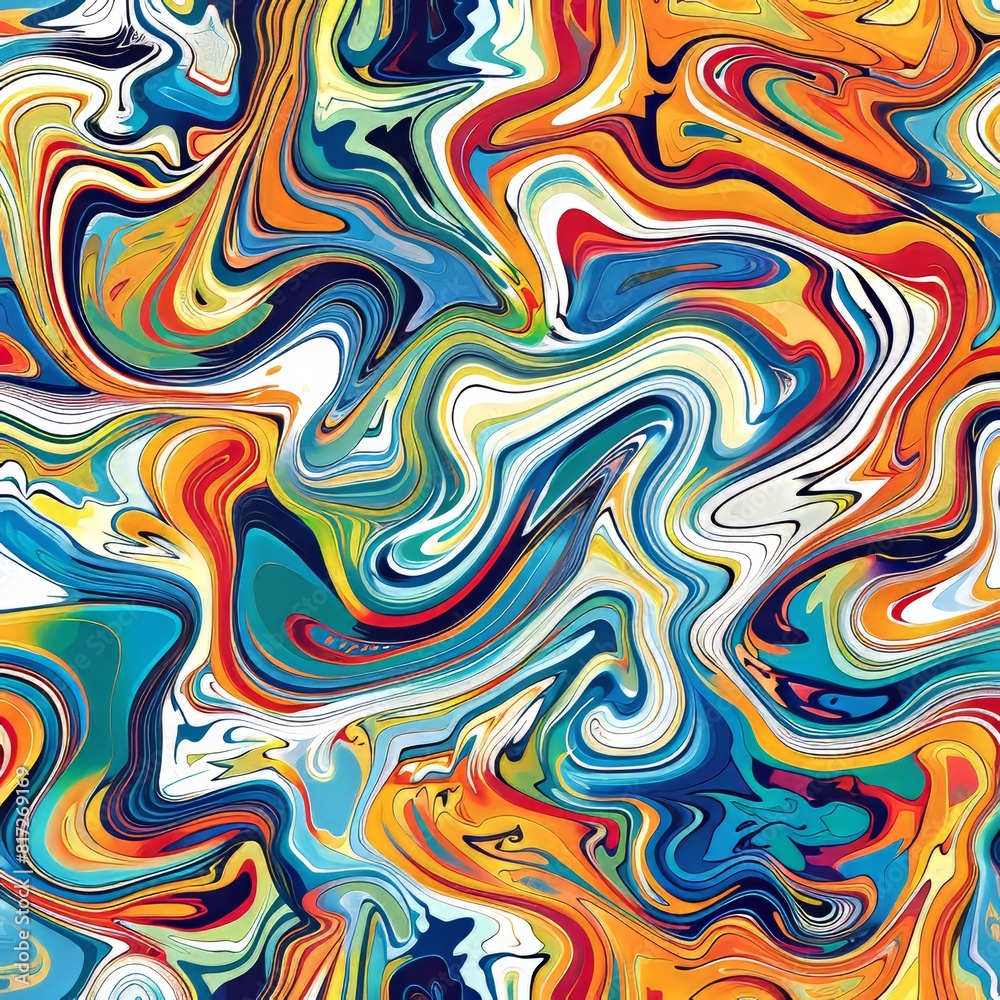 Abstract Pattern, capturing dynamic energy with swirling lines Abstract Pattern, capturing dynamic energy with swirling lines