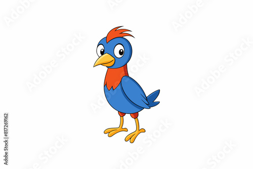 pippin bird cartoon vector illustration