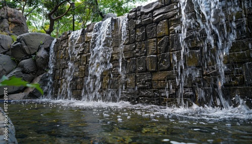 Wet wall, as seen from an angle