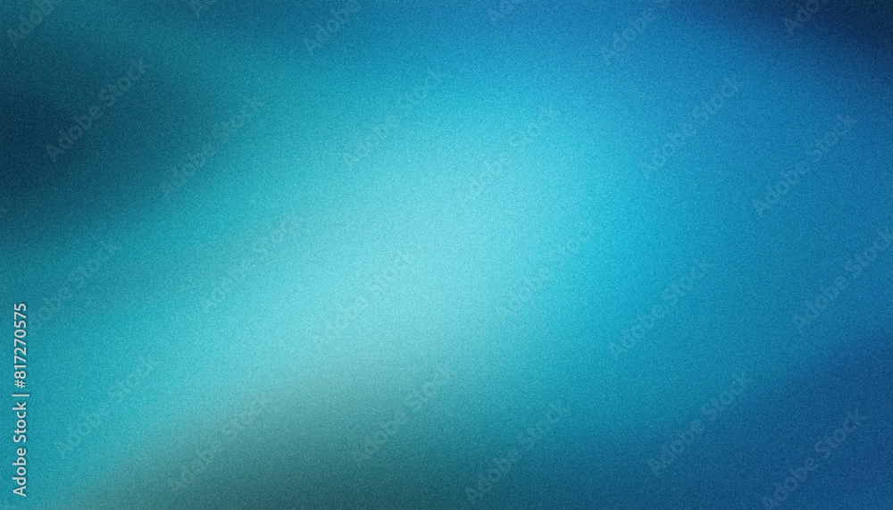 Obraz premium Vintage feel grainy texture background transitioning from dark to light blue tones