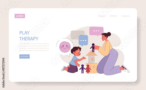 Play therapy concept.