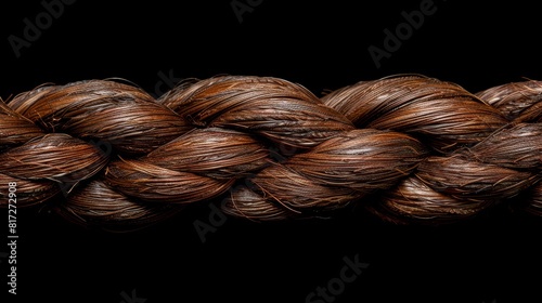  A close-up of a single skein of yarn