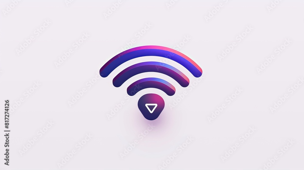 Vector wifi icon designed for interface use, representing wlan access and wireless hotspot signal. Vector wifi icon designed for interface use, representing wlan access and wireless hotspot signal.