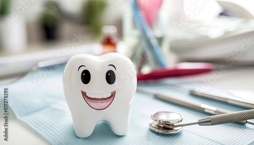 Image of a smiling tooth