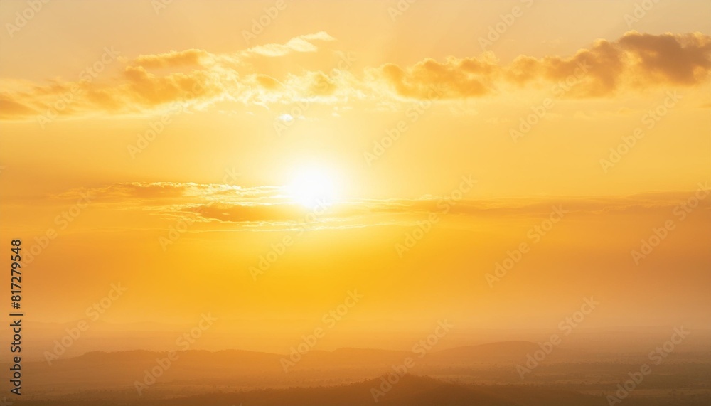 sun in the yellow sky wallpaper sun and sunlight illustration in the style of light orange and light gold generative ai illustration