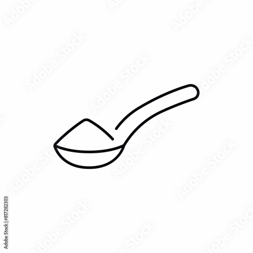 scoop spoon measure icon sign