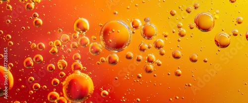 Foamy Beer Bubbles  Bold Hues  Dynamic Motion  International Beer Day Background