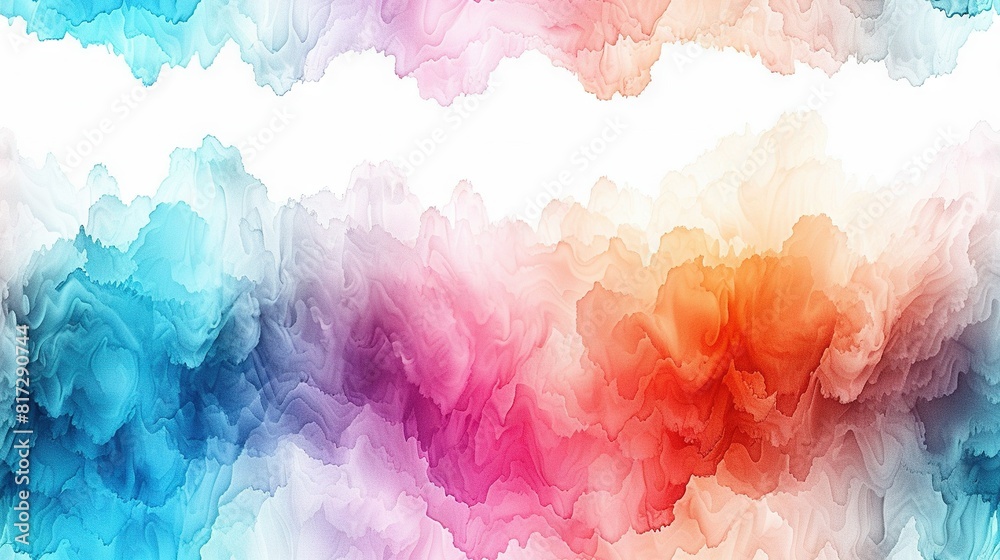  A multicolored background featuring white and hues of red, orange, blue, and pink