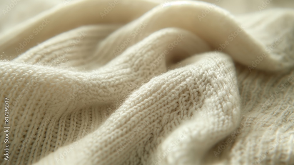 a white knitted sweater a white knitted sweater