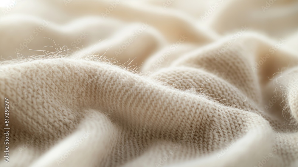 Soft Beige Knitted Fabric in Gentle Light Soft Beige Knitted Fabric in Gentle Light