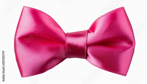 beautiful pink bow on transparent background png