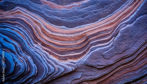 a rock surface for a product display showing close detail to the naturally formed stone surface with gentle waves of texture photo