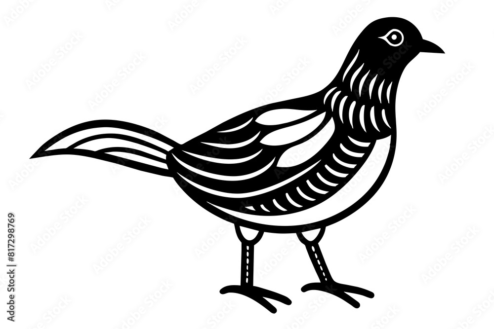 doodle bird vector silhouette illustration doodle bird vector silhouette illustration