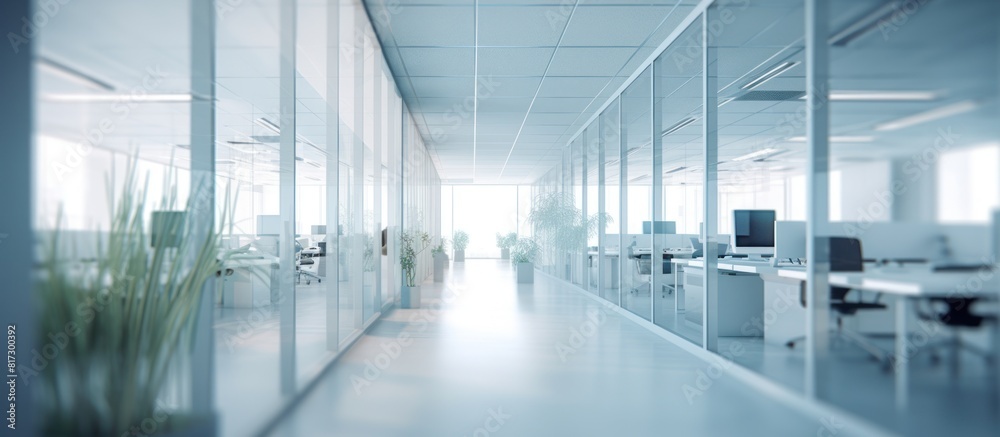 Naklejka premium clean modern office space