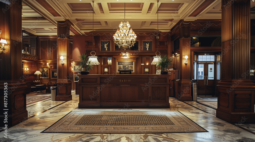 Obraz premium Classic hotel lobby