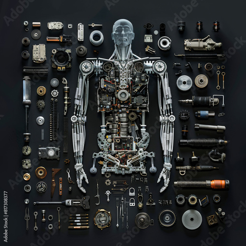Disamble of robot parts