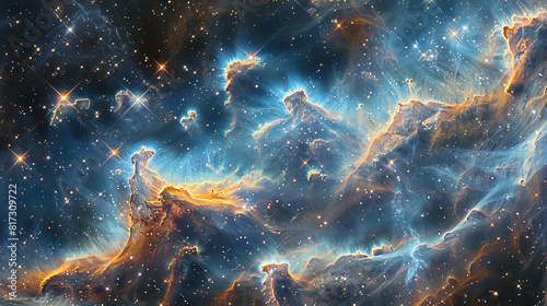 Captivating Nebula Photo Unveiling the Mysteries and Beauty of Deep Space in Stunning Detail © Arti