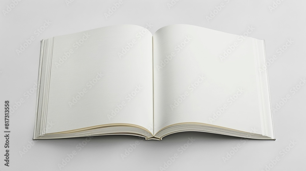 a mockup of a blank open journal for etsy, clean, cool tone white a mockup of a blank open journal for etsy, clean, cool tone white