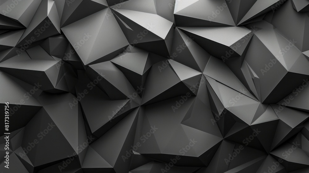 Dark grey low poly abstract pattern with a modern feel.
Dark grey low poly abstract pattern with a modern feel.