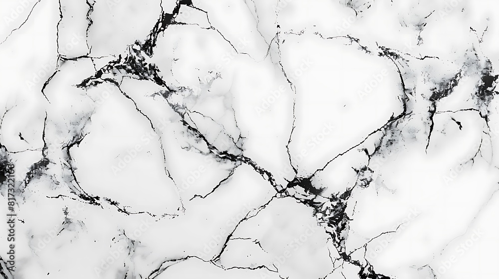 Obraz premium Black and white marble texture. Natural stone pattern.