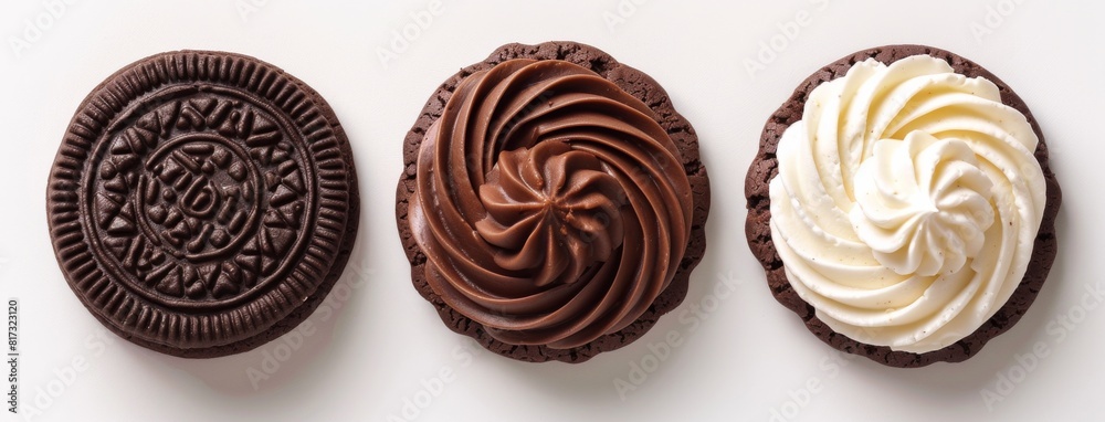 cookies isolated on white background cookies isolated on white background