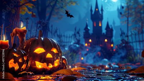 Spooky Halloween Background