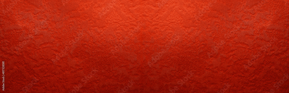 Fototapeta premium Vintage red textured background. Shiny red color texture. Flat lay mockup design. Texture sheet abstract background, wrapping texture.