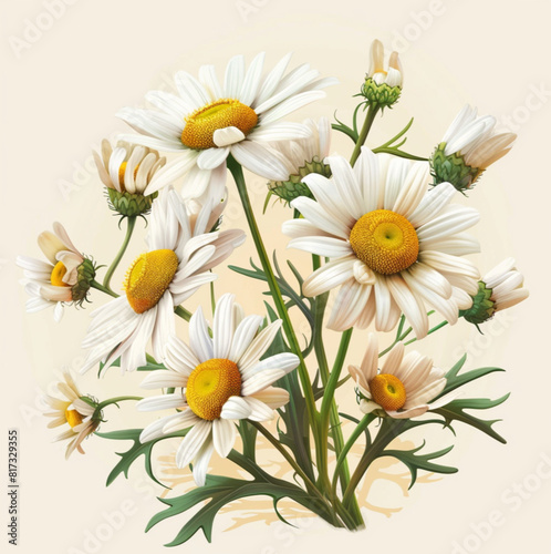 chamomile flowers bouquet 