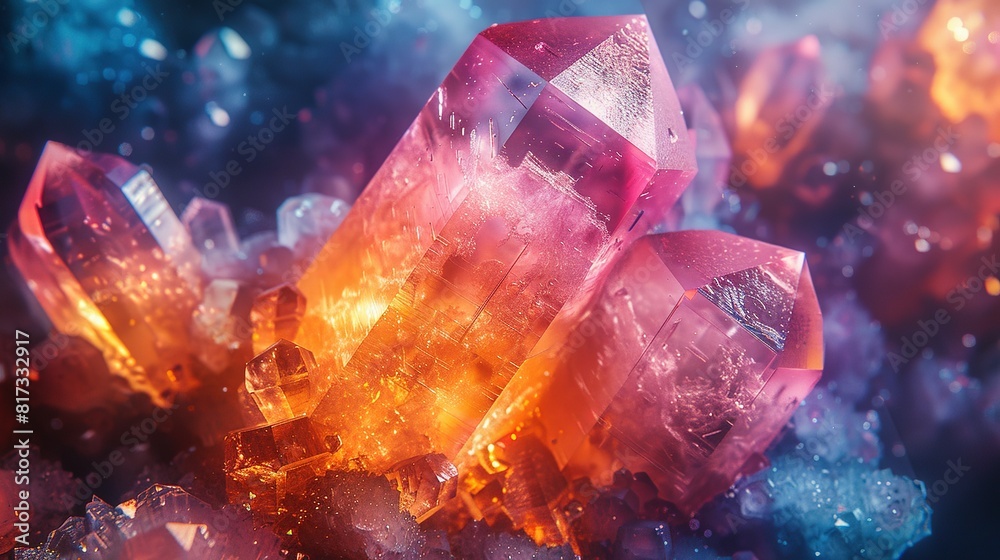 crystals that refract light into a dazzling array of colors crystals that refract light into a dazzling array of colors