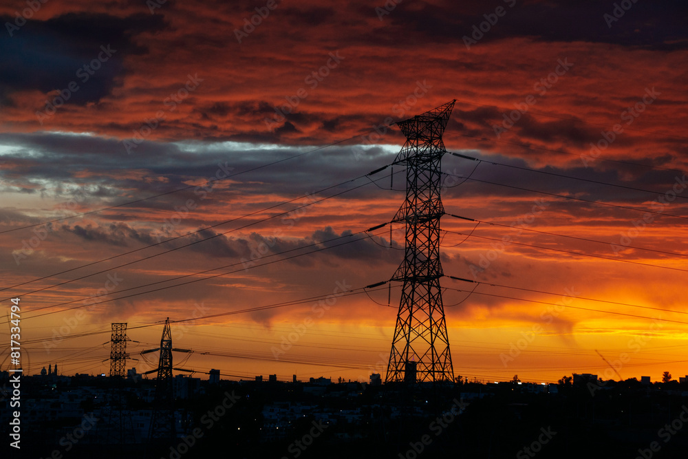 Naklejka premium atardecer culichi