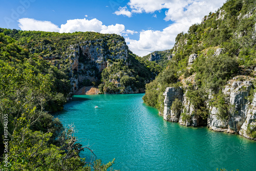A boat in Gorges du Verdon