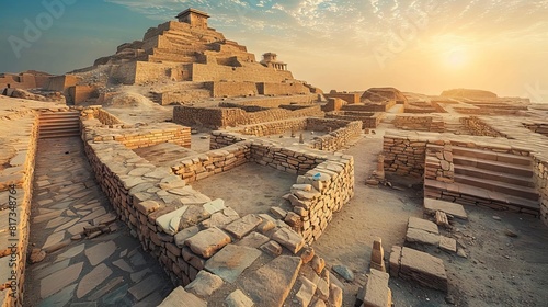 Magazine style photo essay of the major sites of the Indus Valley Civilization photo