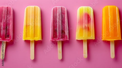 Popsicles on the beach for summer designs