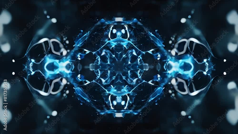 abstract technology concept. Network connection structure with glowing particles abstract technology concept. Network connection structure with glowing particles