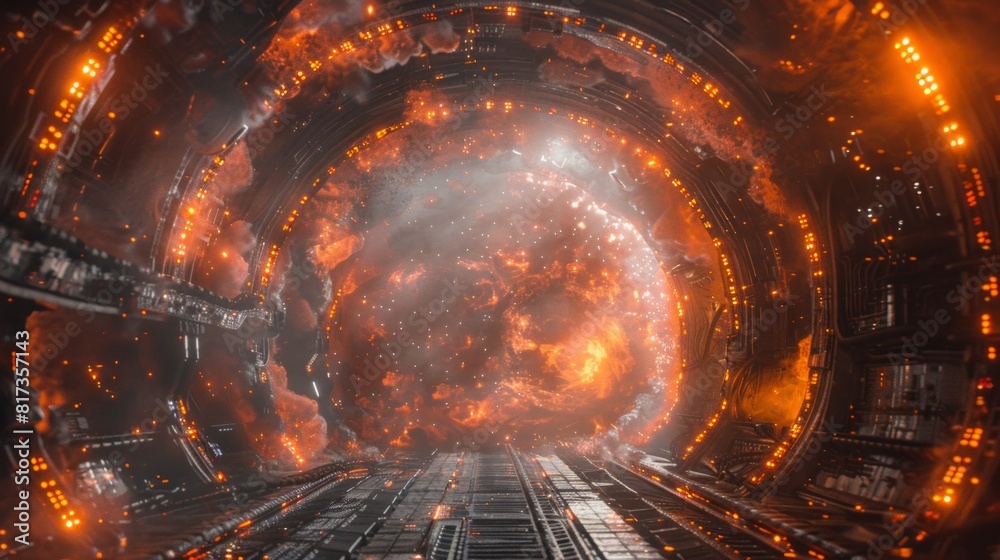 Futuristic Sci-Fi Tunnel 41 Futuristic Sci-Fi Tunnel 41