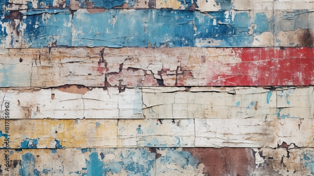 Grunge textured wall with peeling paint Grunge textured wall with peeling paint