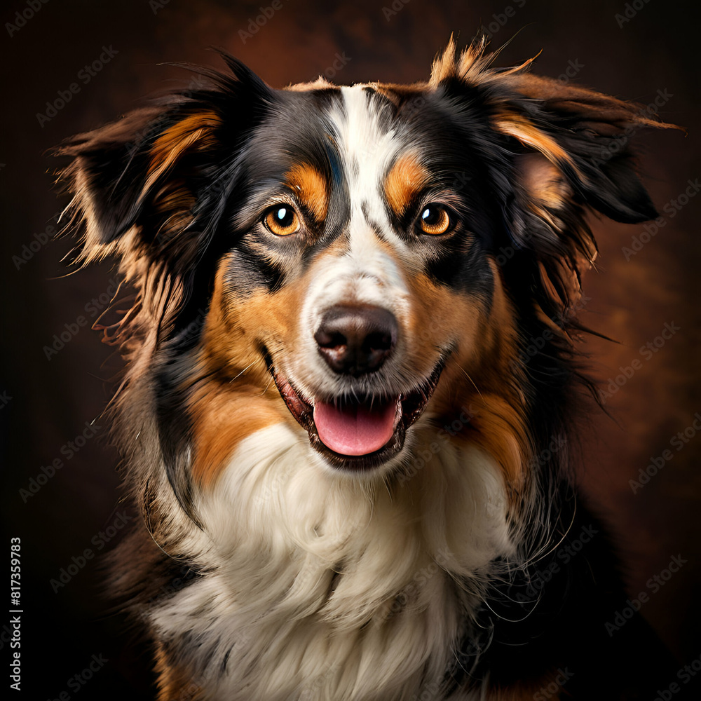 portrait of a golden retriever dog portrait of a golden retriever dog