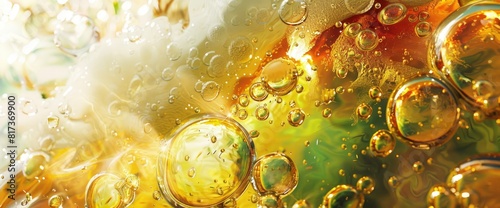 International Beer Day, Colorful Splashes, Dynamic Shapes, International Beer Day Background