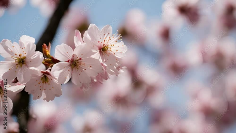 Blossom in spring, pink cherry blossom, Pink cherry blossoms, The beauty of spring flowers blooming