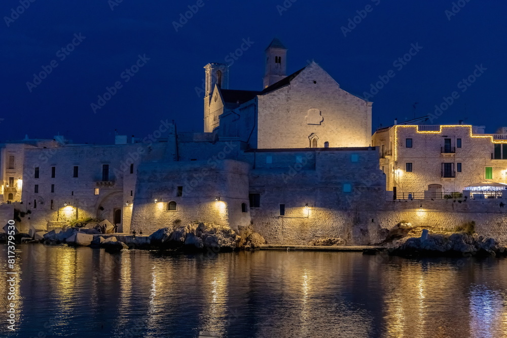 Veduta notturna della cattedrale di Giovinazzo(Bari Puglia) Veduta notturna della cattedrale di Giovinazzo(Bari Puglia)
