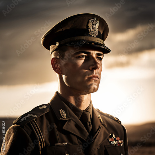 portrait of a soldier photo