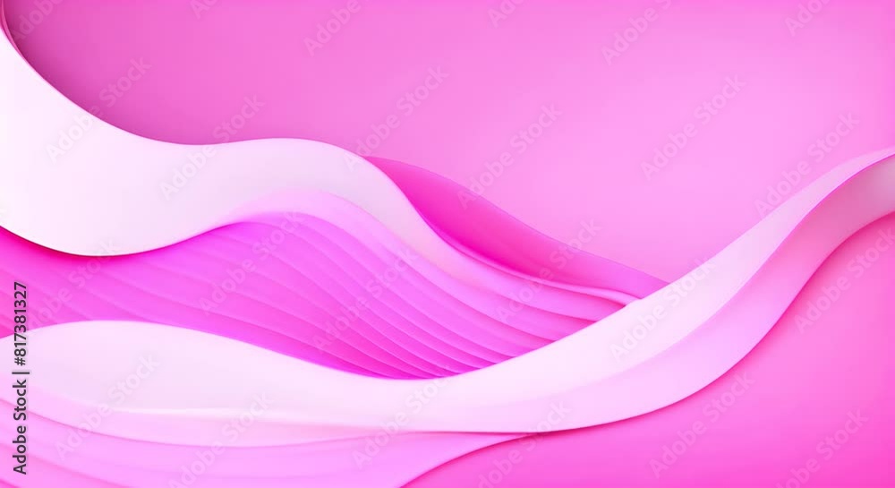 A pink and white background with a wave A pink and white background with a wave
