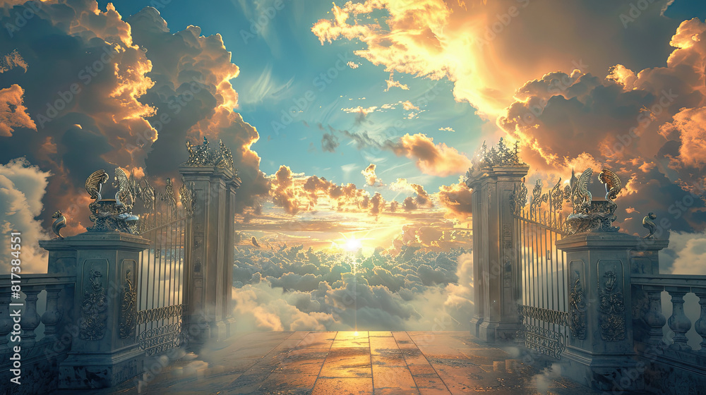 Fototapeta premium gate to heaven.