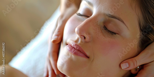 Muscle relaxants: A masseuse works their magic, easing tense muscles.  photo