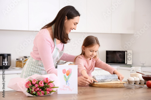 Happy mother with her cute ...
